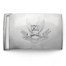 Gurkha unissued, highly polished 11th Rifles Regiment belt buckle military surplus