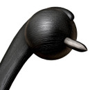 Cold Steel Indian War Club has a 3-1/4" diameter ball fitted with a short steel spike