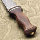 Damascus Sgian Dubh Raider Knife