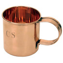 Solid Copper CS Coffee Mug