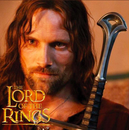 Anduril, King Elessar with sword