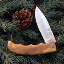 Joker Terrier Olive Wood Handle Lockback Knife