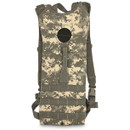 New US GI issue digital camo hydration backpack holds a 3 liter bladder (not included). Made in the USA. MOLLE compatible.