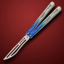 Large Practice Folder flipper Butterfly knife to practice moves safely, the weight is the same but it had a dummy blade