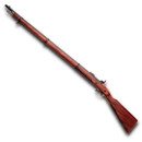 non firing Civil War 3 band 1853 Enfield Rifle has wood stock, brass trigger guard and butt cap, working hammer and trigger