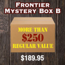American frontier mystery box with high quality, functional weapon replicas ready for display or action