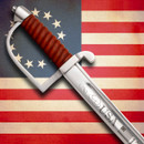 Semiquincentennial Edition American Revolution Saber with etched blade commemorating the 250th birthday of the USA