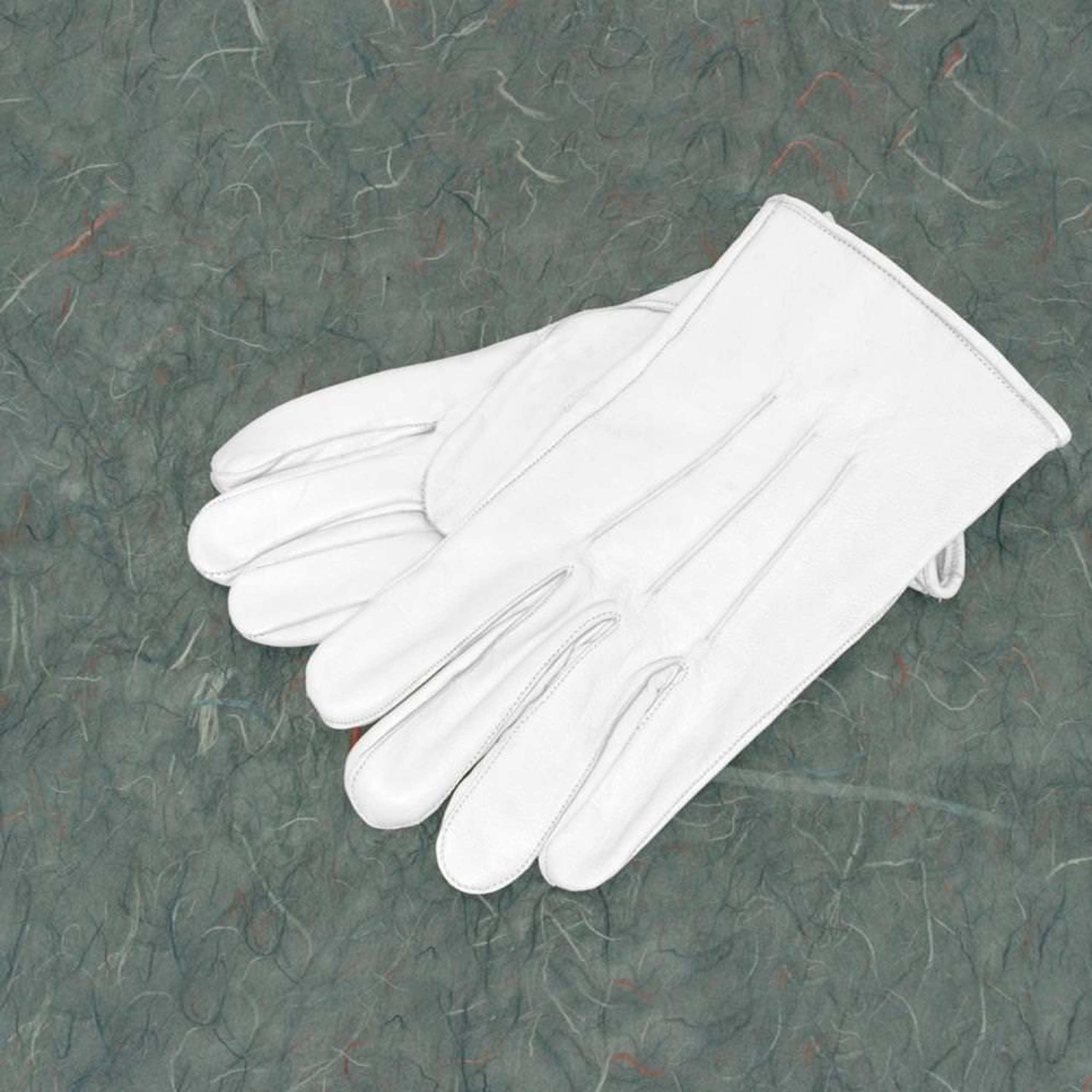 White Leather Gloves - Atlanta Cutlery Corporation