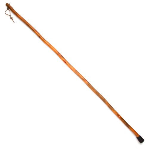 Whistle Creek Scout Hickory Walking Staff made in USA is weatherproofed, great for ladies, kids, scouts