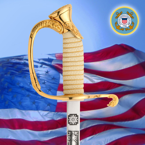 Hilt of US Coast Guard Officer's Saber