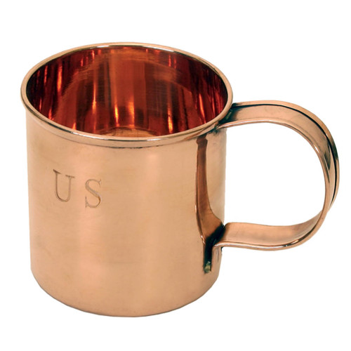 Solid Copper US Soup Mug