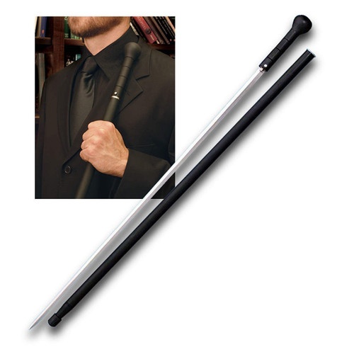 Knob Sword Cane - Hidden Rapier blade