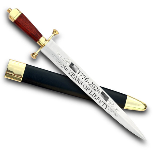 Edition Arkansas Toothpick blade with engraving 250 Years of Liberty