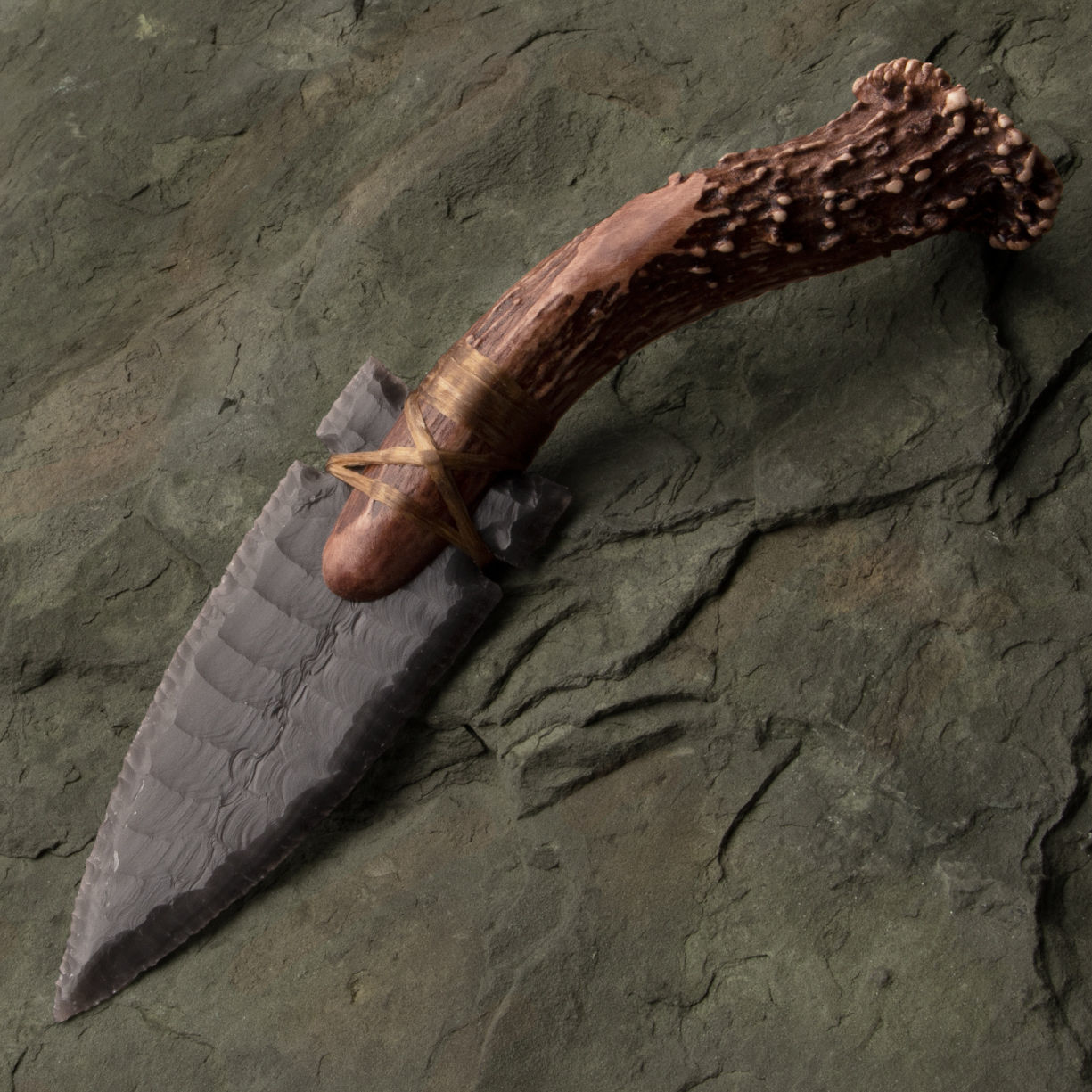 Obsidian Knife for Sale | Fox Ear Blade Replica