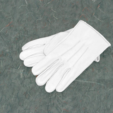 White Leather Gloves White Leather Gloves