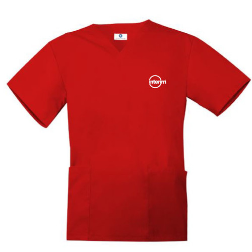 Unisex V-Neck Scrub Tunic