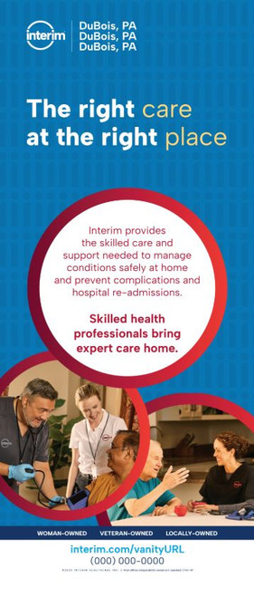 WaveLine® BannerStand w/Feet (36"x90") - Home Healthcare