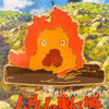 Howl's Moving Castle Calcifer Character Pins H-09 Ghibli JAPAN
