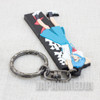 Retro RARE Evangelion Rei Ayanami School Uniform Rubber Mascot Keychain JAPAN