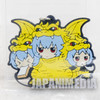 Evangelion Rei Ayanami x King Ghidorah Mascot Rubber Strap JAPAN