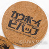 Cowboy Bebop Faye & Ed & Ein Cork Coaster set 20th Anniversary JAPAN