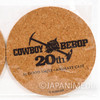 Cowboy Bebop Spike & Jet Black Cork Coaster set 20th Anniversary JAPAN