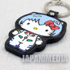 Evangelion x Hello Kitty Rei Ayanami Synthetic Leather Mascot Keychain Sanrio