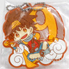 SAIYUKI RELOAD BLAST Son Goku Rubber Mascot ball keychain JAPAN ANIME Japanimedia Store FRONT