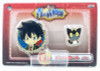 Blue Exorcist RIn Okumura + Kuro Pins Set Banpresto JAPAN ANIME MANGA