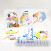 RARE! Sasuga no Sarutobi Nikumaru Mako Kiriga Post Card 6pc Set JAPAN ANIME