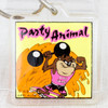 Looney Tunes Tasmanian Devil Party Animal Mascot Keychain Warner Bros.