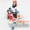 Evangelion HGIF Mini Figure 3pc Set [Rei / Asuka / Misato] Sitting ver. JAPAN Japanimedia Store FRONT