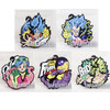 Dragon Ball Z Small Rubber Mascot 5pc Set Gokou Bulma Vegeta Freeza Broly JAPAN