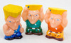 Set of 3 Street Fighter 2 Guile Puppet Doll Figure Capcom Character JAPAN GAME