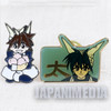 Senkaiden Hoshin Engi Taikobo Mini Metal Pins Badge 2pc Set JAPAN ANIME MANGA