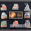 Gundam 20th Anniversary Limited 10pc Pins Set JAPAN ANIME