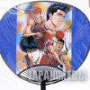 Retro SLAM DUNK Small Size Uchiwa Paper Round Fan Sakuragi Rukawa JAPAN ANIME