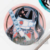 Anonymous Noise in no hurry to shout; & SILENT BLACK KITTY Button Badge 3pc set JAPAN MANGA