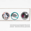 Anonymous Noise in no hurry to shout; & SILENT BLACK KITTY Button Badge 3pc set JAPAN MANGA