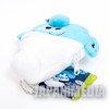 Smurf Face Type Plush Doll Pouch Mini Bag Ballchain JAPAN SMURFS