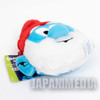 The Smurfs PaPa Smurf Face Type Plush Doll Pouch Mini Bag Ballchain JAPAN Japanimedia Store 4