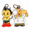 Astro Boy Atom Metal Charm Set Atom & Ochanomizu JAPAN