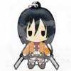 Attack on Titan Mikasa Ackerman Rubber Mascot Keychain JAPAN ANIME