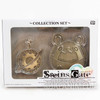 Steins ; Gate Gold Upa Pins & Labomen Mark Mascot Charm Collection Set JAPAN Japanimedia Store FRONT