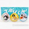 TOUCH Minami Asakura Button Badge Pins 3pc Set Mitsuru Adachi JAPAN ANIME