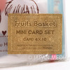 Fruits Basket Message card with Mini Clear Case Set  [Tohru / Yuki / Kyo] JAPAN MANGA