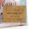 Fruits Basket Message card with Mini Clear Case Set [Tohru / Yuki / Kyo] JAPAN Japanimedia Store 7