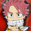 FAIRY TAIL Fairy Tail Natsu Rubber Mascot Keychain JAPAN ANIME