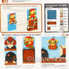 Super Mario Bros. .S (Dots ) C Set  Puzzle Pin Panel Toy Tomytec JAPAN FAMICOM