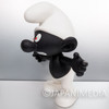 RARE! Black Smurf Big Size Soft Vinyl Figure HOW2WORK JAPAN